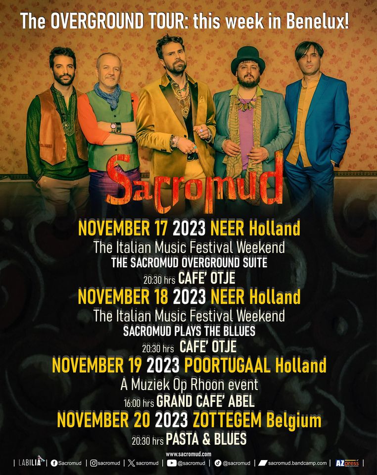 I Sacromud in tour in Belgio e Olanda!