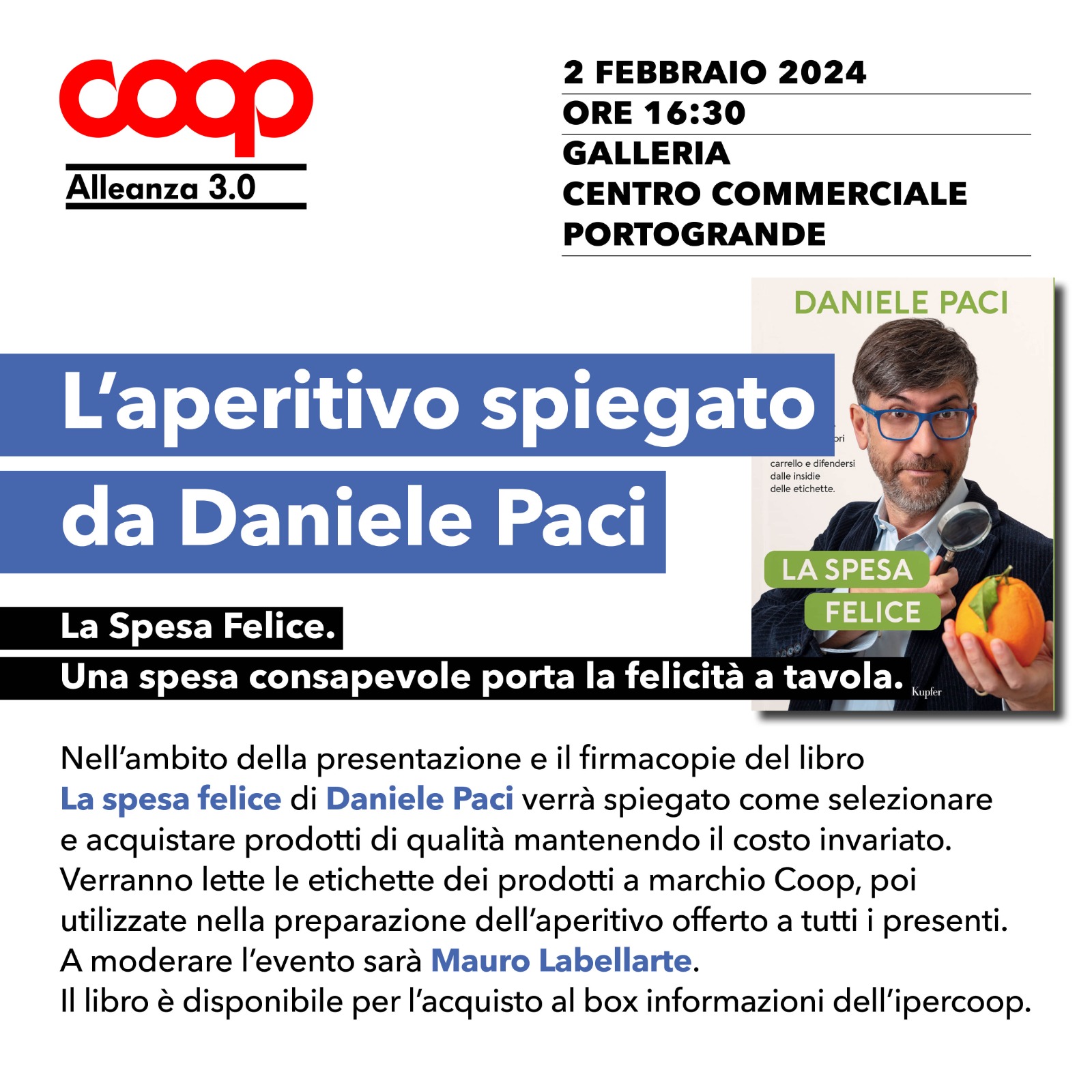 Mauro Labellarte presenta il libro di Daniele Paci