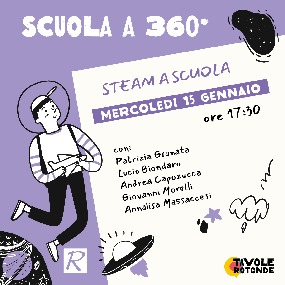 Andrea Capozucca alla tavola rotonda di Raffaello Editore!